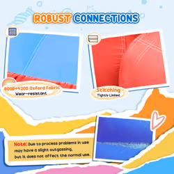 Outsunny Kids Bouncy Castle with Slide Pool Trampoline Climbing Wall w/ Blower - Additional view 4