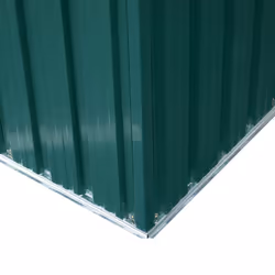 Outsunny Garden Shed Outdoor Storage Tool Organizer w/ Double Sliding Door - Additional view 7