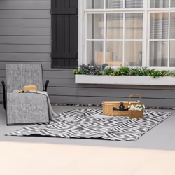 Outsunny 152x243cm Reversible Outdoor Rug Portable Plastic Straw RV Camping Mat - Additional view 7