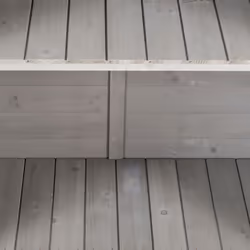Outsunny Garden Storage Shed Solid Fir Wood Garage Organisation w/ Doors Grey - Additional view 6