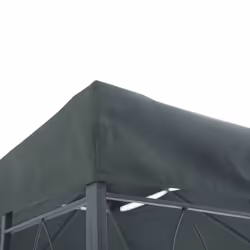 Outsunny 3x4m Gazebo Replacement Roof Canopy 2 Tier Top UV Cover Grey