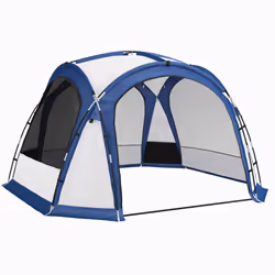 Outsunny Dome Tent for 6-8 Person Camping Tent w/ Zipped Mesh Doors Lamp Hook - Additional view 8