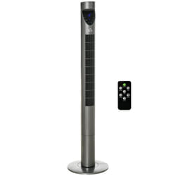 HOMCOM Tower Fan Cooling with Ionizer, Air Filter, Oscillating, Timer