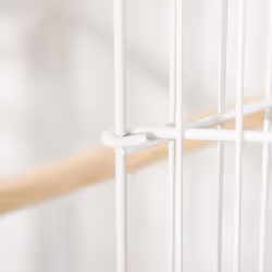 PawHut Large Bird Cage Budgie Cage for Finch Canaries Parrot with Stand White - Additional view 6
