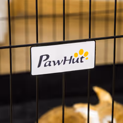 PawHut Rabbit Cage Guinea Pig Small Animal Playpen Water Proof Roof 90x75x75 cm - Additional view 5