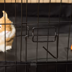 PawHut Rabbit Cage Guinea Pig Small Animal Playpen Water Proof Roof 90x75x75 cm - Additional view 6