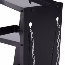 DURHAND Three-Tier Welding Cart Welder Trolley for Gas Bottles w/ Wheels, Black - Additional view 6