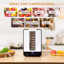 HOMCOM 550W 11 Tier Food Dehydrator for Fruit Meat Vegetable Jerky Pet Treat