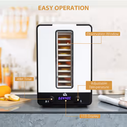 HOMCOM 550W 11 Tier Food Dehydrator for Fruit Meat Vegetable Jerky Pet Treat