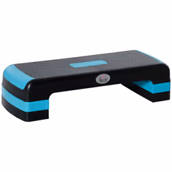 HOMCOM Aerobic Step Three-Level Adjustable Exercise Stepper, Black and Blue - Additional view 8