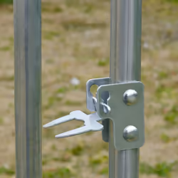 PawHut Walk-In Chicken Run Galvanised Chicken Coop w/ Cover 2.8 x 3.8 x 2m - Additional view 6