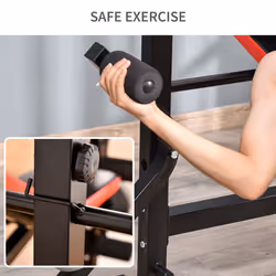 HOMCOM Multi-Function Adjustable Weight Training Bench Gym Fitness Lifting