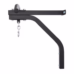 HOMCOM Heavy Punch Bag Hanger Wall Mount Chain Swivel Bracket Bar Steel, Black - Additional view 8
