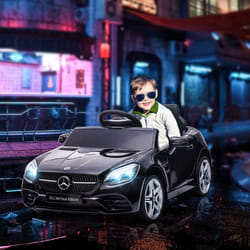 AIYAPLAY Benz 12V Kids Electric Ride On Car W/ Remote Control Music Black