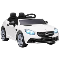 AIYAPLAY Benz 12V Kids Electric Ride On Car W/ Remote Control Music White