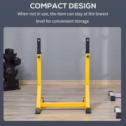 HOMCOM Dip Station Chin Up Parallel Bars Pull Up Power Tower Home Gym Workout