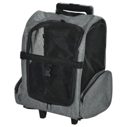 PawHut Pet Travel Backpack Bag Cat Puppy Dog Carrier w/ Trolley and Telescopic