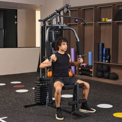 HOMCOM Multifunction Home Gym Machine with 45kg Weights for Full Body Workout