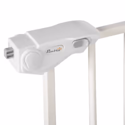 PawHut Adjustable Safety Gate w/ 3 Extensions and Four Adjustable Screws, White - Additional view 6