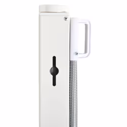 PawHut Retractable Pet Safety Gate, Folding Stair Barrier, Guard Door - Grey - Additional view 6