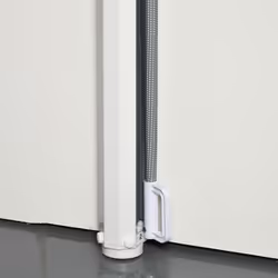 PawHut Retractable Pet Safety Gate, Folding Stair Barrier, Guard Door - Grey - Additional view 8