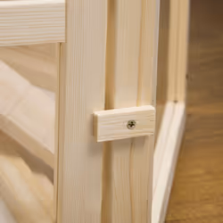 PawHut 3 Tier Wooden Hamster Cage Gerbil Play Centre w/ Sliding Tray Ramps - Additional view 7