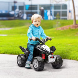 AIYAPLAY Honda Licensed Kids Electric Quad Bike 6V ATV for 1.5-3 Years, Black