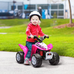 AIYAPLAY Honda Licensed Kids Electric Quad Bike 6V ATV for 1.5-3 Years, Blue