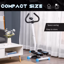 HOMCOM Twister Stepper Step Machine with LCD Screen - Blue - Additional view 4