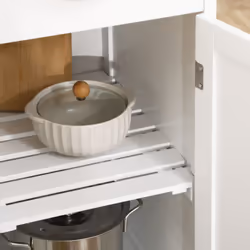 HOMCOM Kitchen Trolley Utility Cart W/ Wheel Wine Rack Open Shelf and Cabinet - Additional view 5