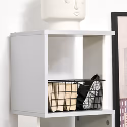 HOMCOM 5-Tier Bookshelf Freestanding Bookcase Storage Shelves, Light Grey - Additional view 5