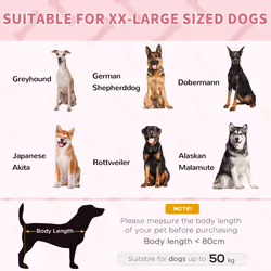 PawHut Elevated Dog Bed Cooling Raised Pet Cot for Indoor Outdoor Use, XX Large - Additional view 5