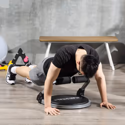 HOMCOM Ab Machine, Abs Trainer, Whole Body Exercise Equipment for Home Gym