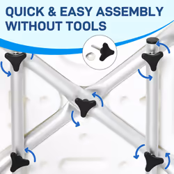 HOMCOM Adjustable Shower Stool with Suction Foot Pads for Elderly Disabled