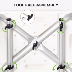 HOMCOM Shower Stool for Elderly Disabled Adjustable Shower Stool Green - Additional view 4