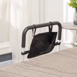 HOMCOM Adjustable Bed Assist Rail Grab Bar for Senior and Disabled White - Additional view 6