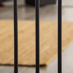PawHut Dog Gate Pet Safety Gate W/ Cat Door Auto Close Pine Decor 74-80 cm Wide - Additional view 8