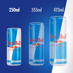 Red Bull Energy Drink, Sugarfree, 250ml x 12