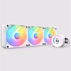NZXT Kraken Elite 360 RGB, All-in-one liquid cooler, 12 cm, White