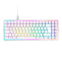NZXT KB-101NW-DE keyboard Gaming USB German White