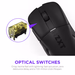 NZXT MS-101NB-01 mouse Gaming Right-hand RF Wireless Optical 26000 DPI - Additional view 5