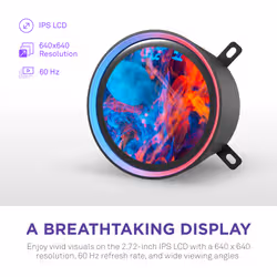 NZXT Kraken Elite 420 RGB Processor All-in-one liquid cooler 14 cm Black 1 pc(s) - Additional view 3