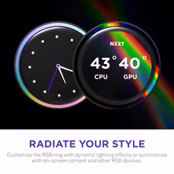 NZXT Kraken Elite 420 RGB Processor All-in-one liquid cooler 14 cm Black 1 pc(s) - Additional view 5
