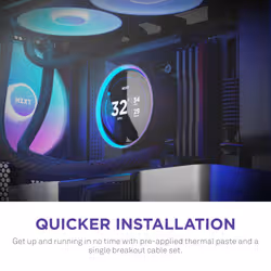 NZXT Kraken Elite 420 RGB Processor All-in-one liquid cooler 14 cm Black 1 pc(s) - Additional view 8