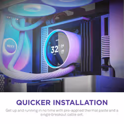 NZXT Kraken Elite 420 RGB Processor All-in-one liquid cooler 14 cm White 1 pc(s) - Additional view 4