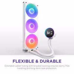 NZXT Kraken Elite 420 RGB Processor All-in-one liquid cooler 14 cm White 1 pc(s) - Additional view 5