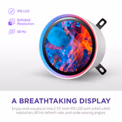 NZXT Kraken Elite 420 RGB Processor All-in-one liquid cooler 14 cm White 1 pc(s) - Additional view 8