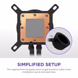 NZXT Kraken Plus 240 Processor All-in-one liquid cooler 12 cm Black - Additional view 7