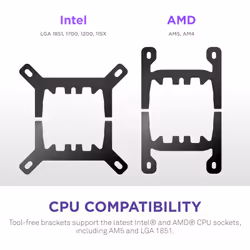 NZXT Kraken Plus 240 Processor All-in-one liquid cooler 12 cm Black - Additional view 8