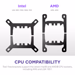 NZXT Kraken Plus 360 Processor All-in-one liquid cooler 12 cm Black - Additional view 8